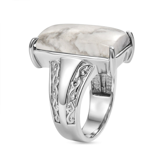 D'Joy AA Citrin, Moissanit Ring 925 Silber 750 Gelbgold vermeil (Größe 17.00) (10-16 Werktage Lieferzeit) ca. 9,67 ct