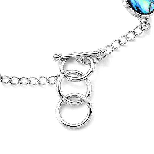 Abalone Muschel Armband ca. Flexibles cm Nickelfreies Messing ca. 45.00 ct