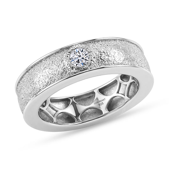 LUXURIANT DIAMOND - Lab Grown Diamant SI-GH Ring 925 Silber Rhodiniert (Größe 19.00) ca. 0,20 ct