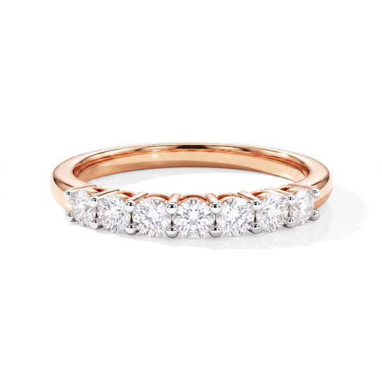 LUXURIANT DIAMOND- Lab Grown Diamant GH Ring 925 Silber 750 Roségold vermeil, 10-15 Werktage Lieferzeit (Größe 17.00) ca. 0.25 ct