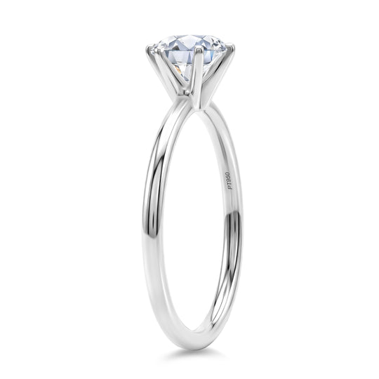 LUXURIANT DIAMOND - Lab Grown Diamant VS-EF SGL zertifiziert Ring 950 Platin (Größe 17.00) ca. 1.00 ct