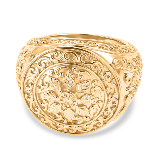 EVER TRUE Bronzella Kollektion-Reine Bronze 750 VergoldetRing (Größe 19.00) ca. 10,66g
