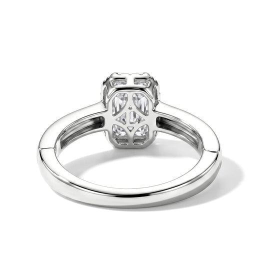 LUXURIANT DIAMOND - Lab Grown Diamant SI-GH SGL zertifiziert
Ring 925 Silber Rhodiniert (Größe 21.00) ca. 1,07 ct