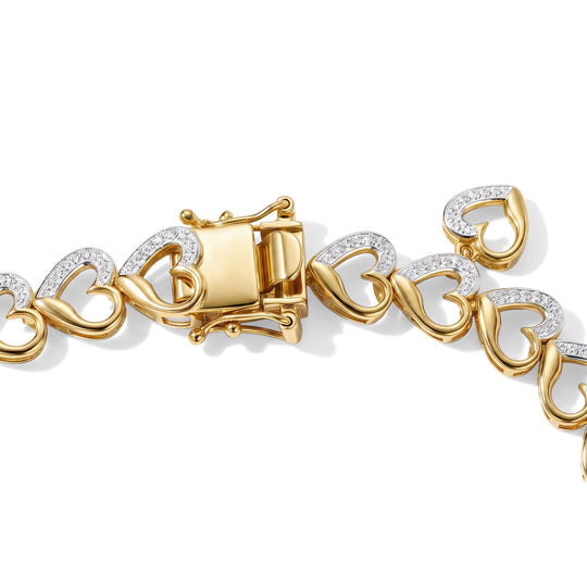 EVER TRUE Weißer Diamant Armband ca. 19 cm Nickelfreies Messing