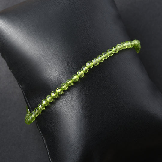 EVER TRUE Peridot Armband ca. 19 cm 316L Edelstahl ca. 12.00 ct