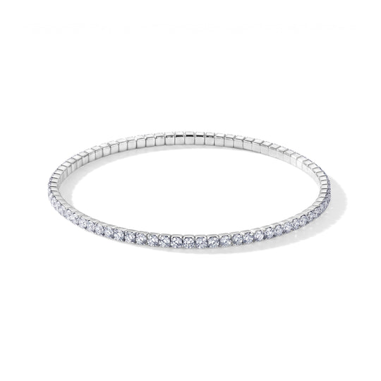 D'Joy Moissanit Armband (10-15 Werktage Lieferzeit) ca. 19.75 cm 925 Silber Rhodiniert (10-15 Werktage Lieferzeit) ca. 4.80 ct