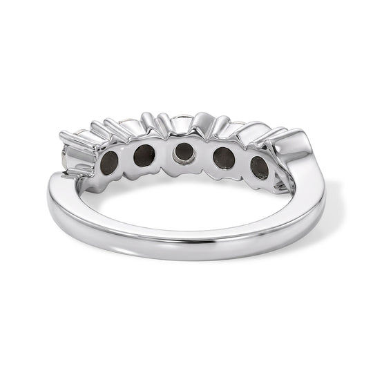 EVER TRUE Weißer Diamant Ring Nickelfreies Messing (Größe 19.00) 0.05 ct