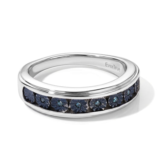 EVER TRUE Blauer Diamant (IR) Ring Nickelfreies Messing (Größe 21.00)