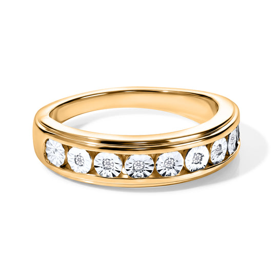 EVER TRUE Weißer Diamant Ring Nickelfreies Messing (Größe 21.00)