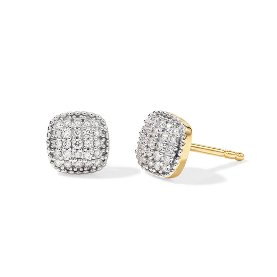 EVER TRUE Weißer Diamant Ohrringe Nickelfreies Messing ca. 0.08 ct