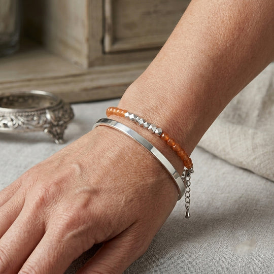 EVER TRUE Mehrfarbig Edelsteine Armband ca. 19 cm Nickelfreies Messing Platiniert ca. 17.00 ct