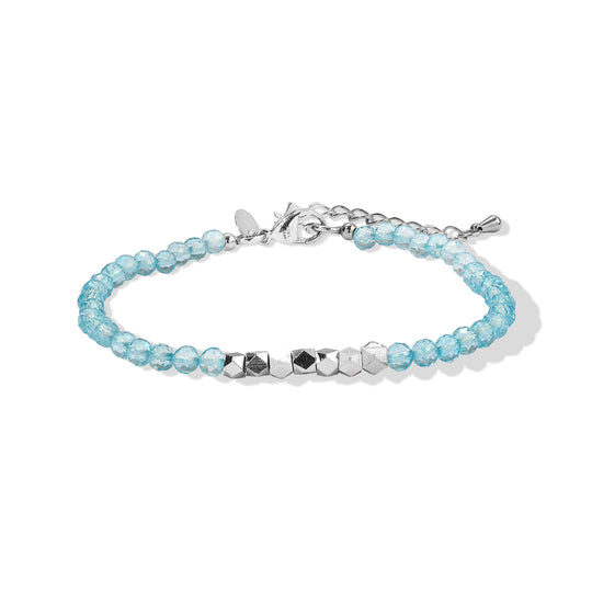 EVER TRUE Mehrfarbig Edelsteine Armband ca. 19 cm Nickelfreies Messing Platiniert ca. 17.00 ct