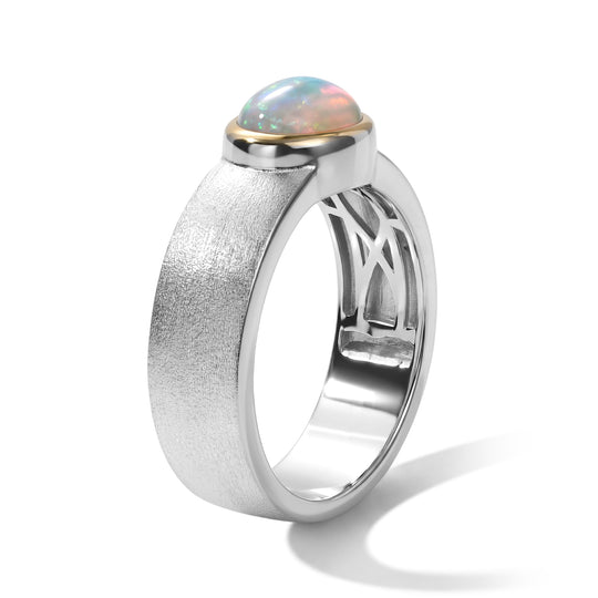 EVER TRUE AA Natürlicher, äthiopischer Welo Opal Ring Reine Bronze (Größe 18.00) ca. 1,65 ct