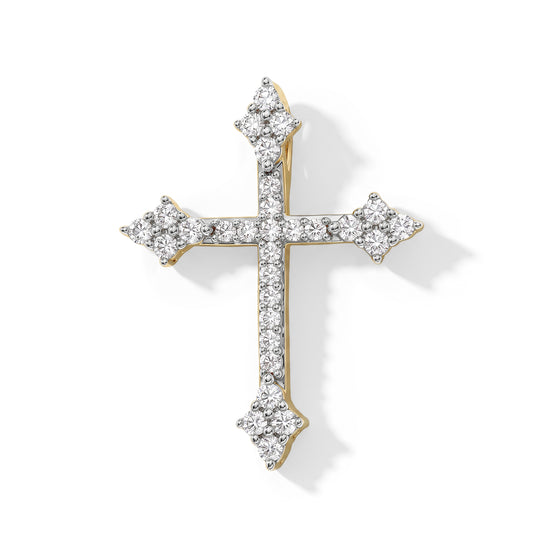 LUXURIANT DIAMOND - Lab Grown Diamant SI-GH Anhänger 925 Silber 750 Gelbgold vermeil ca. 0.33 ct