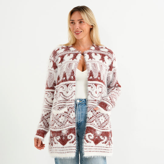 La Marey print Winter outfit with 2 pockets