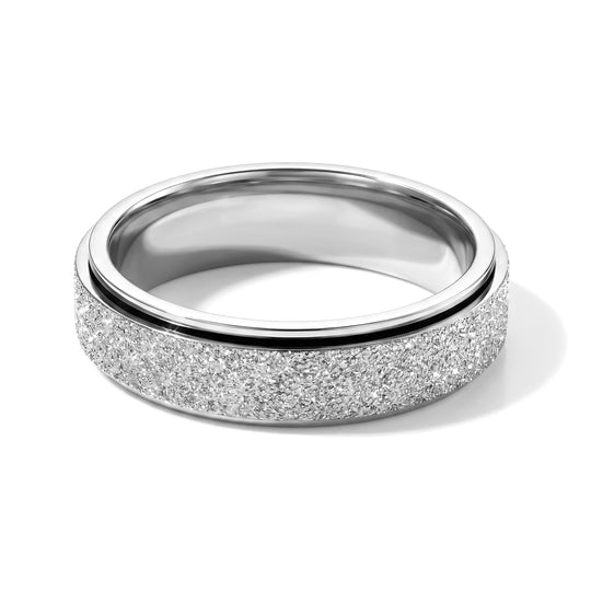 316L Edelstahl Ion Blau BeschichtungRing (Größe 21.00) ca. 5,40g