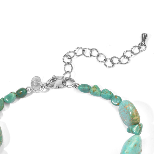 EVER TRUE Türkis Armband ca. 19 cm 316L Edelstahl ca. 140.00 ct