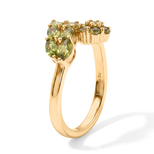 EVER TRUE Peridot Arizona Ring Reine Bronze (Größe 17.00) ca. 1,45 ct