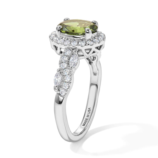 D'Joy AA, Moissanit Ring 925 Silber Rhodiniert (Größe 17.00) (10-16 Werktage Lieferzeit) ca. 1,73 ct