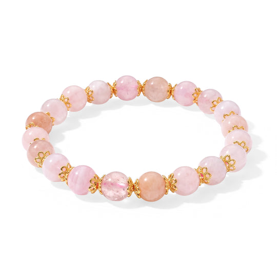 Beryll Armband ca. 18 cm Reine Legierung Goldton (10-15 Werktage Lieferzeit) ca. 90,00 ct.