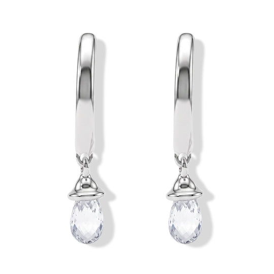 LUXURIANT DIAMOND - Lab Grown Diamant VS-EF SGL zertifiziert Ohrringe 925 Silber 750 Gelbgold vermeil ca. 2,00 ct.