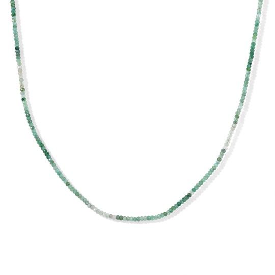 Mehrfarbiger Saphir Halskette ca. 45 cm 316L Edelstahl ca. 23.50 ct