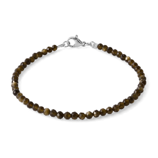 Hessonit Granat Armband ca. 19 cm 316L Edelstahl ca. 15,00 ct.