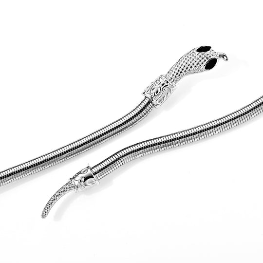 Schwarze Kristall Halskette ca. Flexibles cm Reines Eisen Goldton
