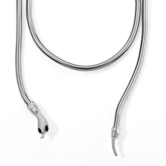 Schwarze Kristall Halskette ca. Flexibles cm Reines Eisen Goldton