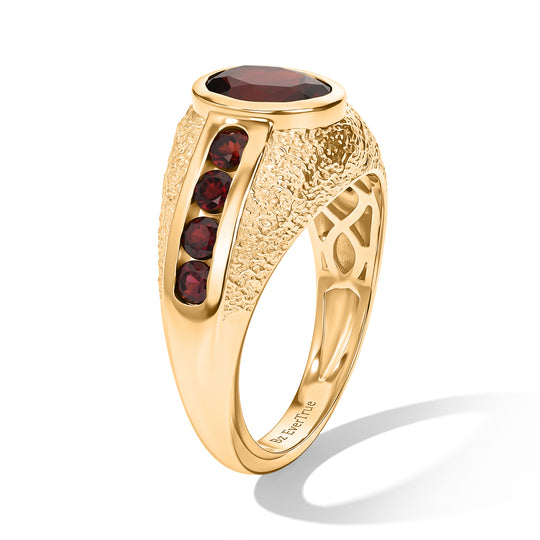 EVER TRUE Mosambik Granat Ring Reine Bronze (Größe 17.00) ca. 2,22 ct