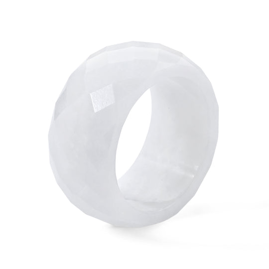 Weiße Jade Ring (Größe 22.00) (4-5 Werktage Lieferzeit) ca. 30.00 ct