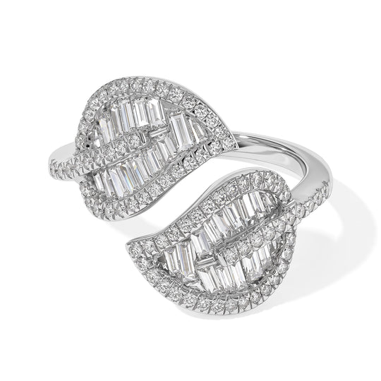 LUXURIANT DIAMOND - Lab Grown Diamant SI-GH Ring 925 Silber Rhodiniert (Größe 17.00) ca. 1,51 ct