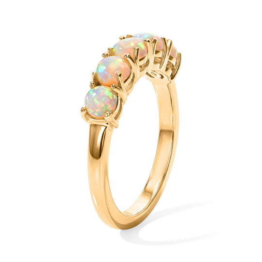 EVER TRUE AA Natürlicher, äthiopischer Welo Opal Ring Reine Bronze (Größe 17.00) (10-15 Werktage Lieferzeit) ca. 0,85 ct