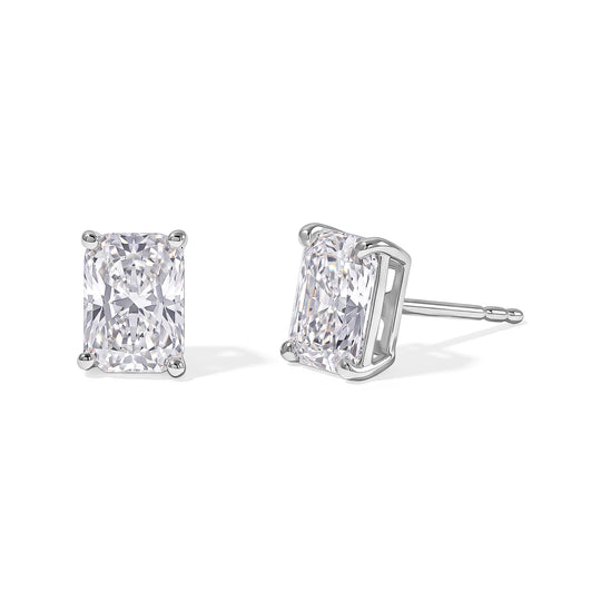 D'Joy Moissanit Ohrringe 925 Silber Rhodiniert ca. 1,82 ct.