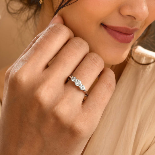Lab Grown Diamant SI-GH Ring 375 Gold (Größe 18.00) ca. 1,00 ct