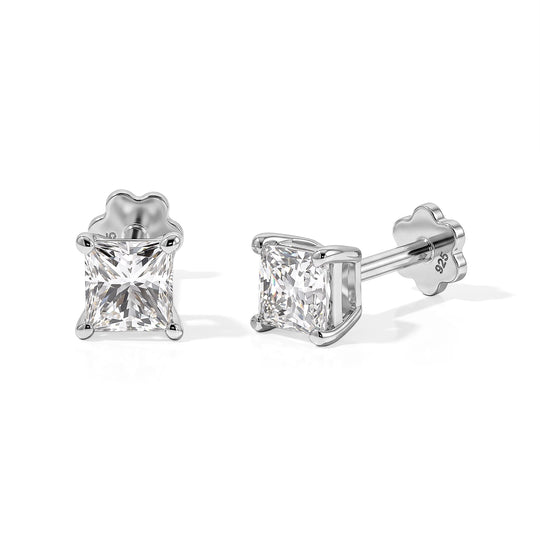 LUXURIANT DIAMOND - Lab Grown Diamant SI-GH Ohrringe 925 Silber 750 Roségold vermeil ca. 1,00 ct.