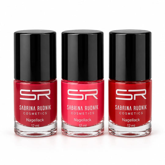 Sabrina 3er Set Nagellack in Hellrosa-Nuancen, je 12 ml