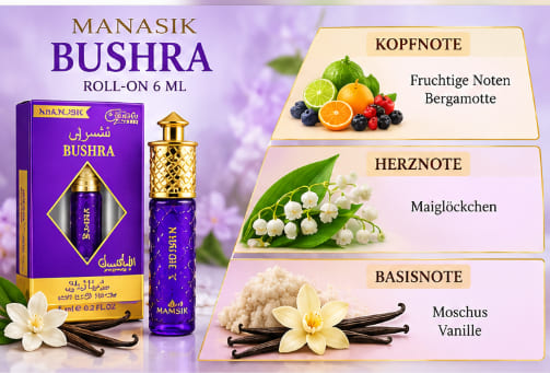 Manasik Saphire Red Rollerball Parfümöl 6 ml