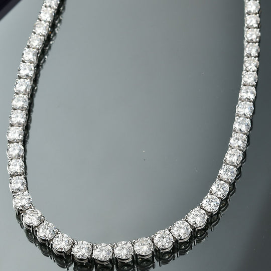 D’Joy Moissanit 45cm Halskette und 19cm Armband