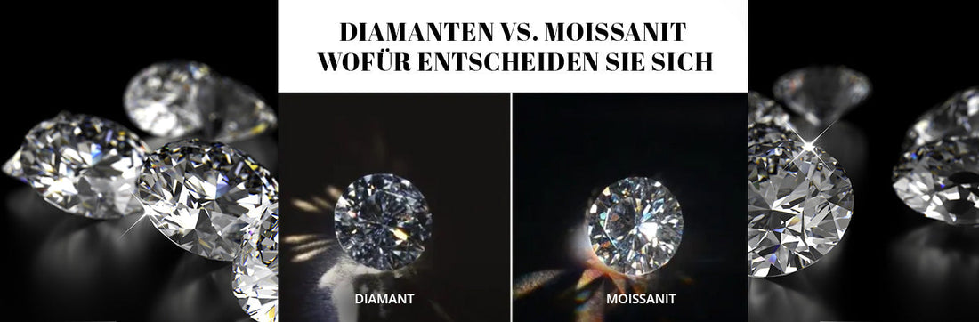 Diamant vs. Moissanit: Wofür entscheiden Sie sich?