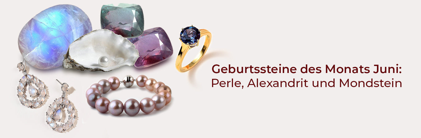 Entdecke die Geburtssteine des Monats Juni