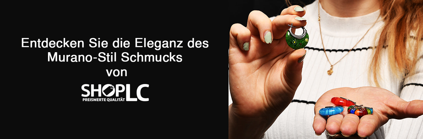Entdecken Sie die Eleganz des Murano-Stil Schmucks von ShopLC