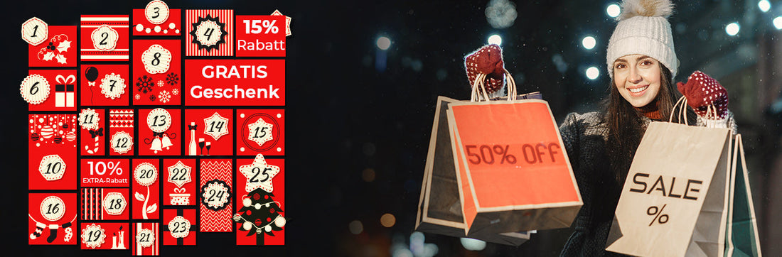 Online Adventskalender im Shop – Täglich neue Deals!
