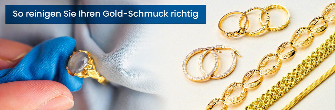 So reinigen Sie Ihren Gold-Schmuck richtig