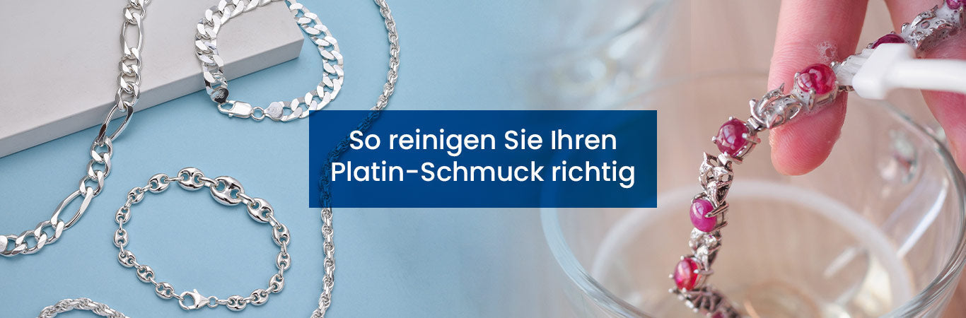 So reinigen Sie Ihren Platin-Schmuck richtig