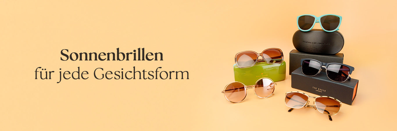 Sonnenbrillen für jede Gesichtsform