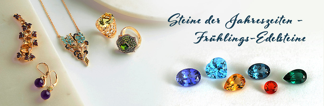 Steine der Jahreszeiten - Frühlings-Edelsteine