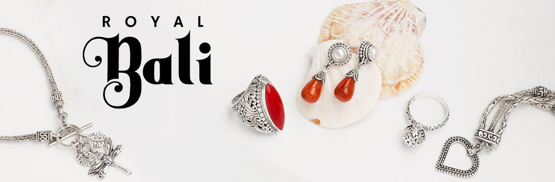 Texturierten Schmuck in balinesischem Stil