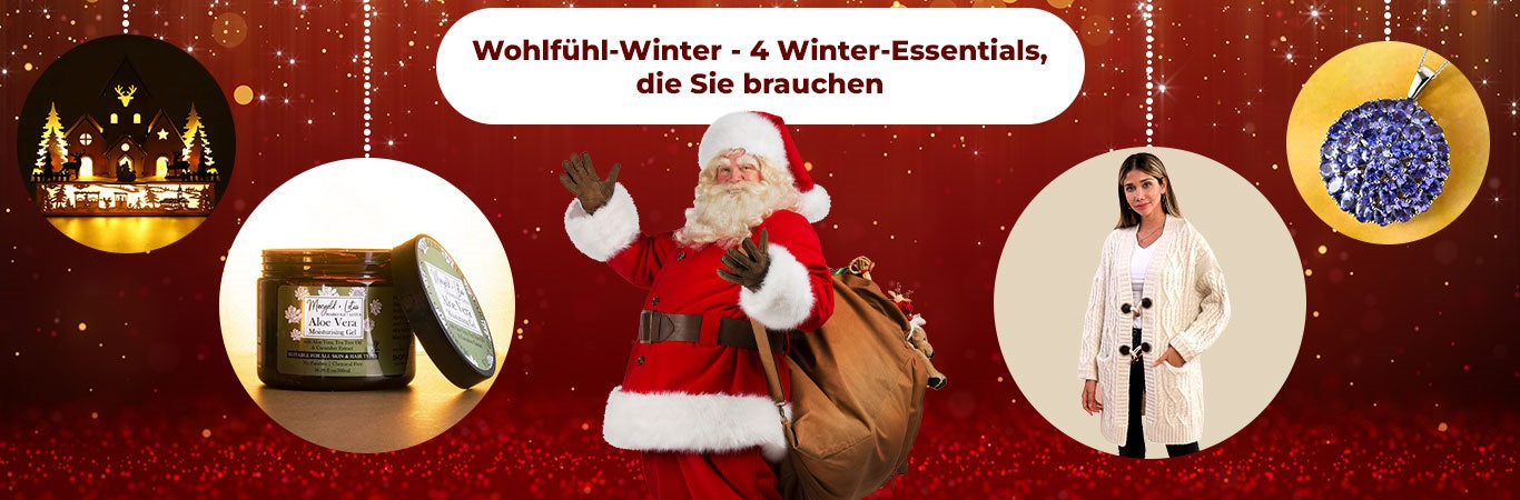 Wohlfühl-Winter – 4 Winter-Essentials, die Sie brauchen