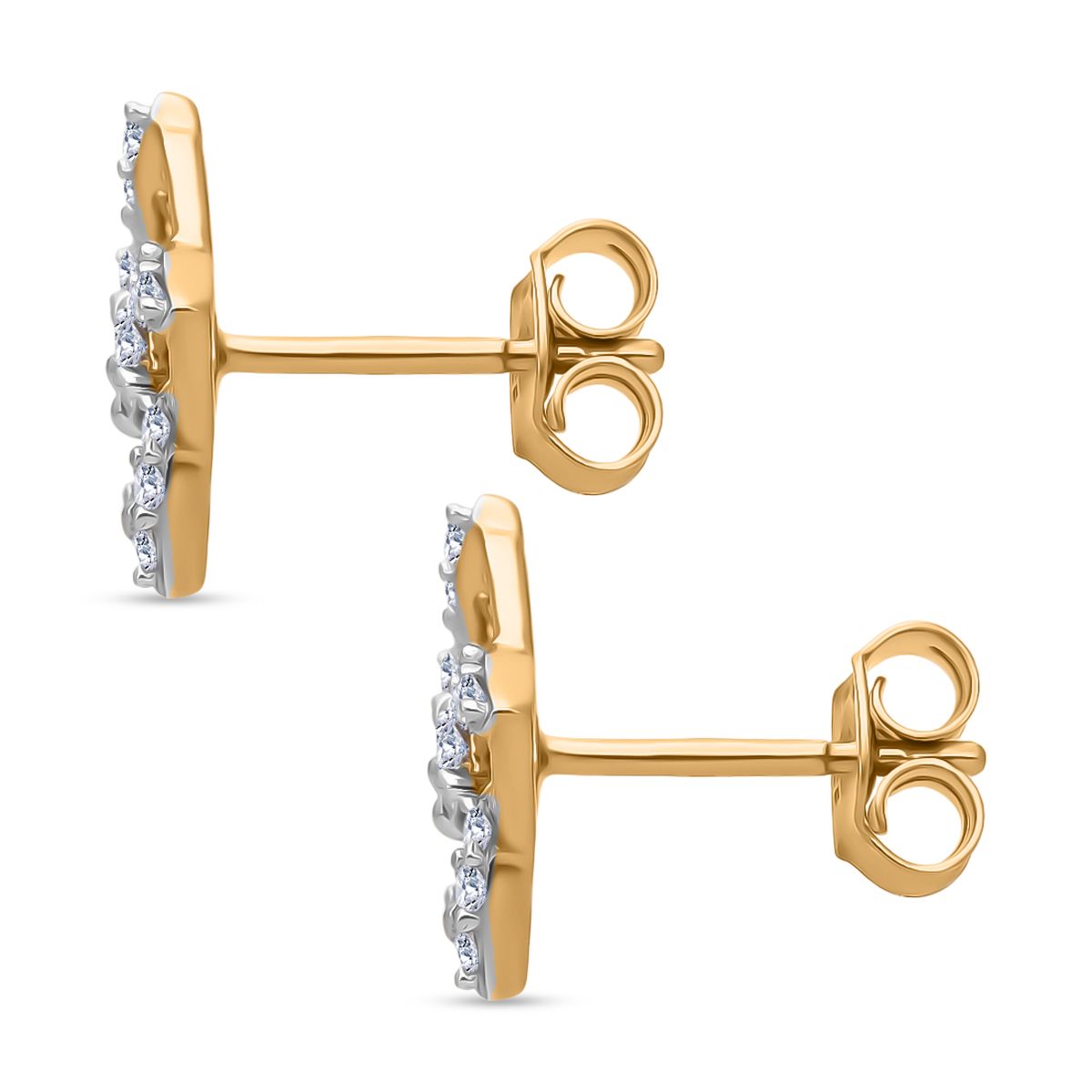 LUXURIANT DIAMOND- SGL zertifizierter SI-GH Labor Diamant Anhänger mit 50cm Kette und Ohrringe